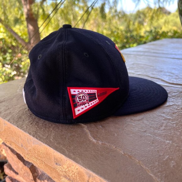 New Era Rare LA Angels Cooperstown Hat - Size 7 - Los Angeles Angels - Picture 7 of 10